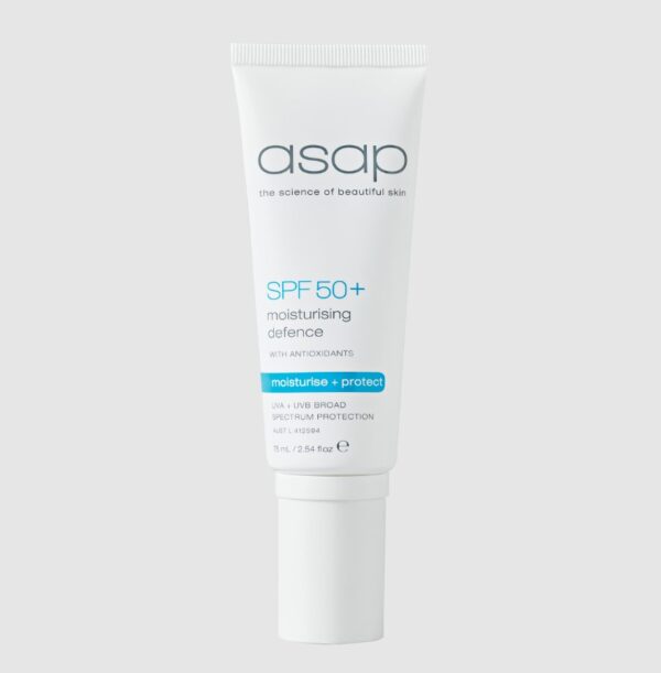 SPF50+ moisturising defence